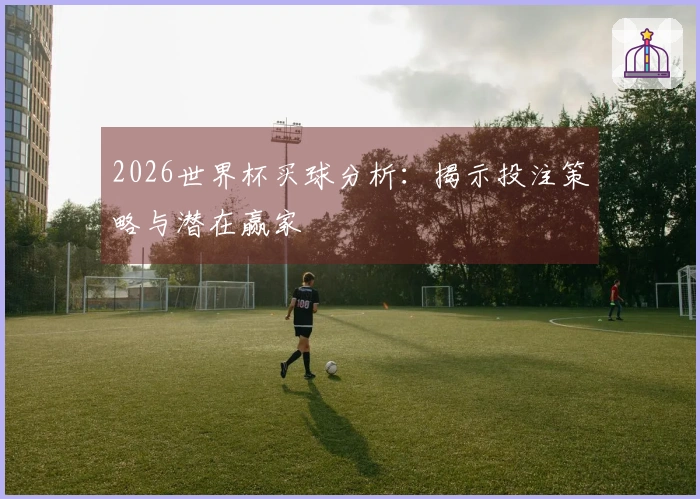 2026世界杯买球分析：揭示投注策略与潜在赢家